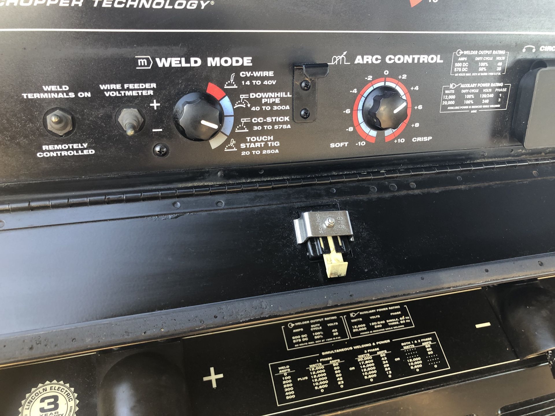2013 Lincoln vantage 500 diesel 575A welder only 1494 hours