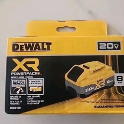 Dewalt DCB2108 Powerpack 20 Volt 20V Max XR 8.0Ah Lithium Ion Battery