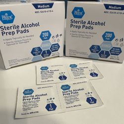 Sterile Alcohol Prep Pads 200 PCS