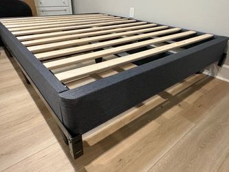 Queen Upholstered Platform Bed Frame