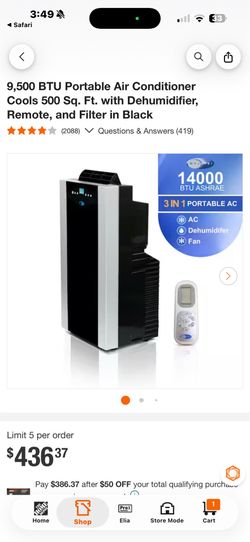 Portable air conditioner