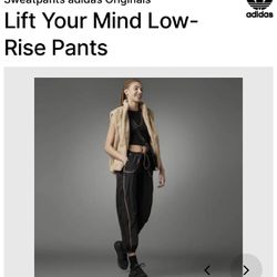 Adidas Lift Your Mind Low-Rise Pants