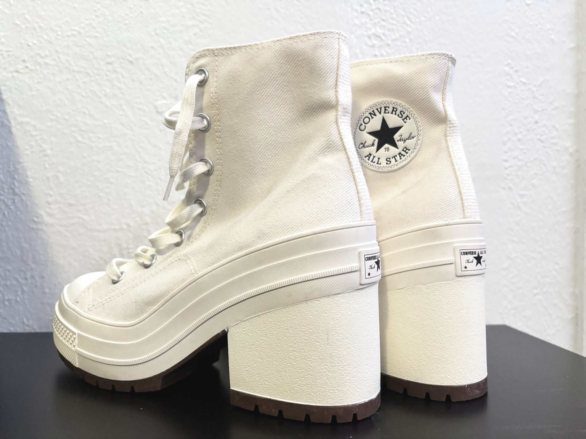 Converse White Chuck Heel