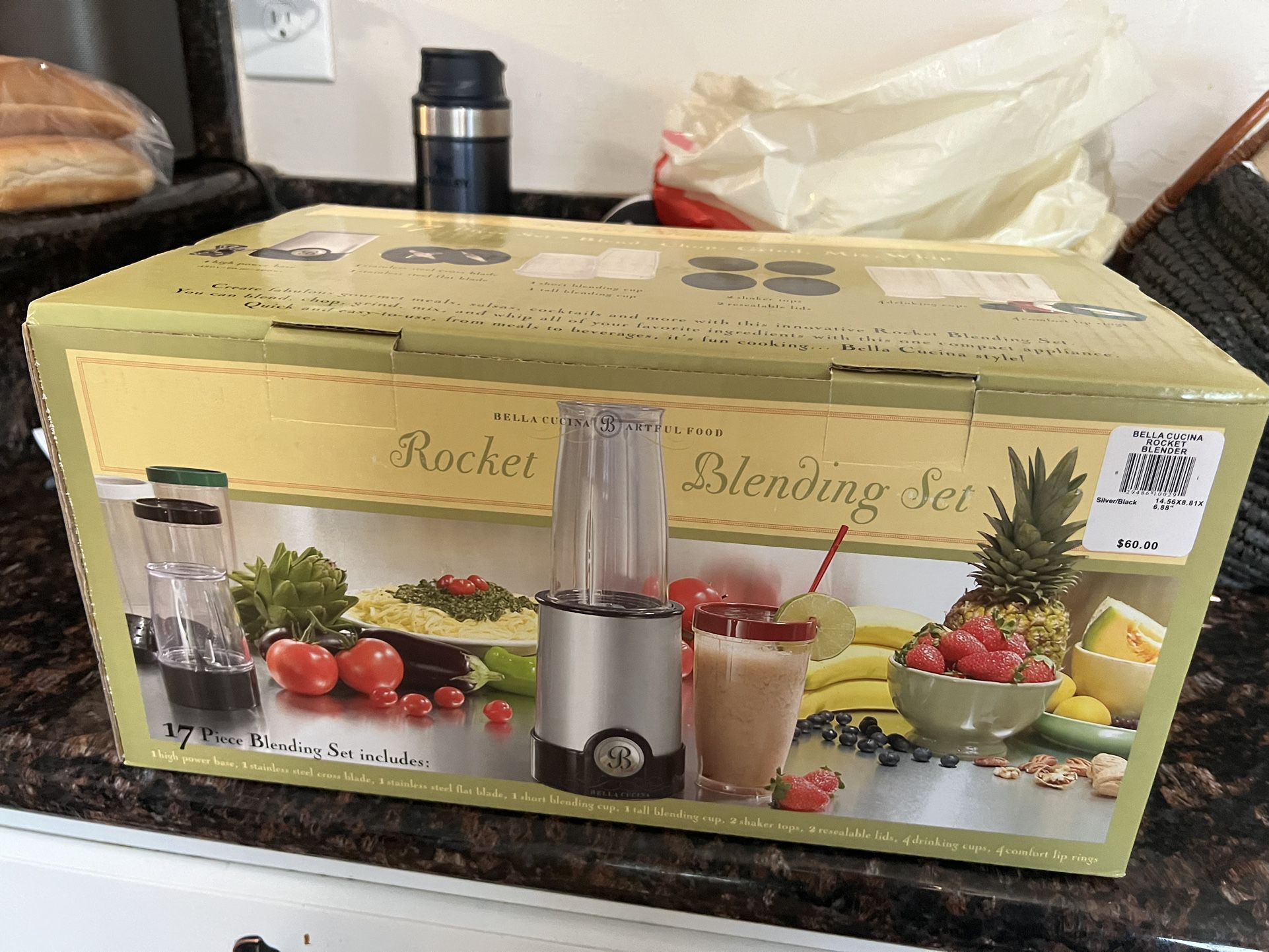 Brand New Bella Cocina Blender Set
