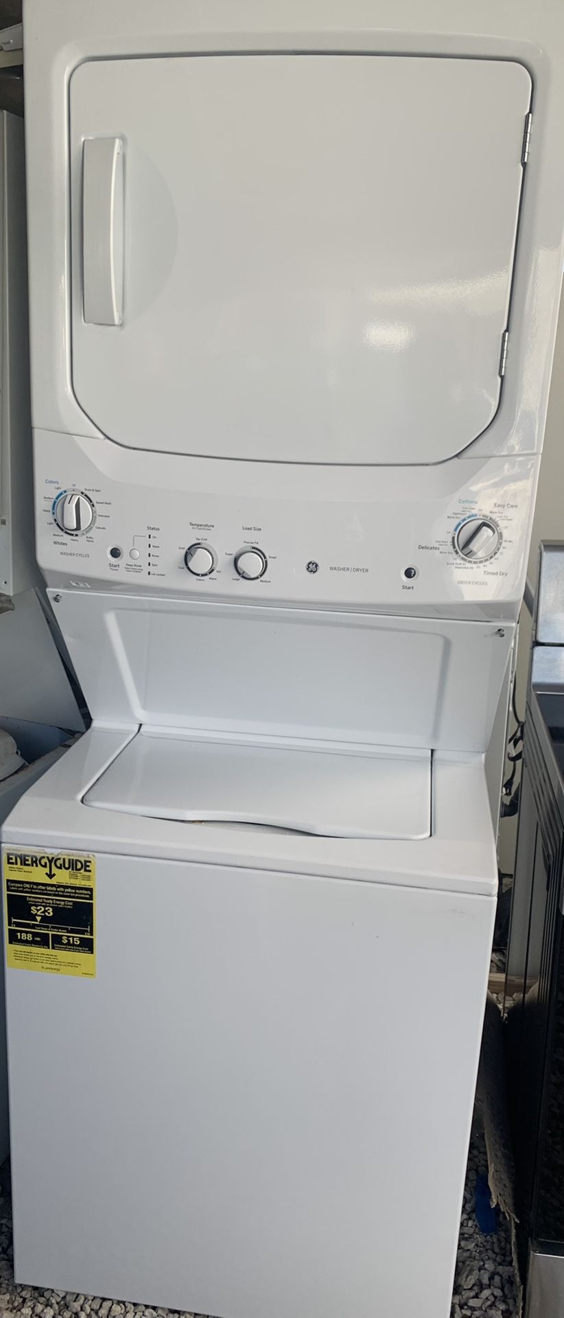 GE Washer And Dryer Combo Washer 27in