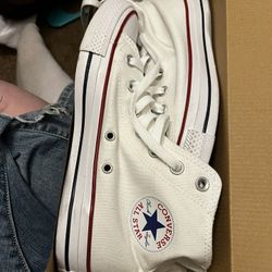 White Converse High Tops 