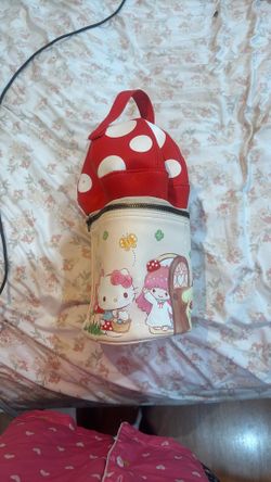Hello kitty mushroom purse