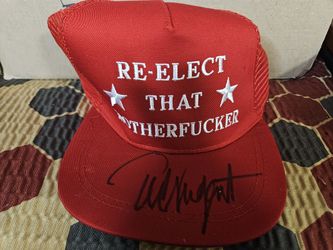 Ted Nugent Signed Donald Trump Hat