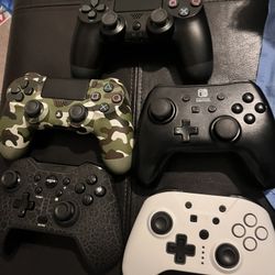 PS4 controllers and switch controllers