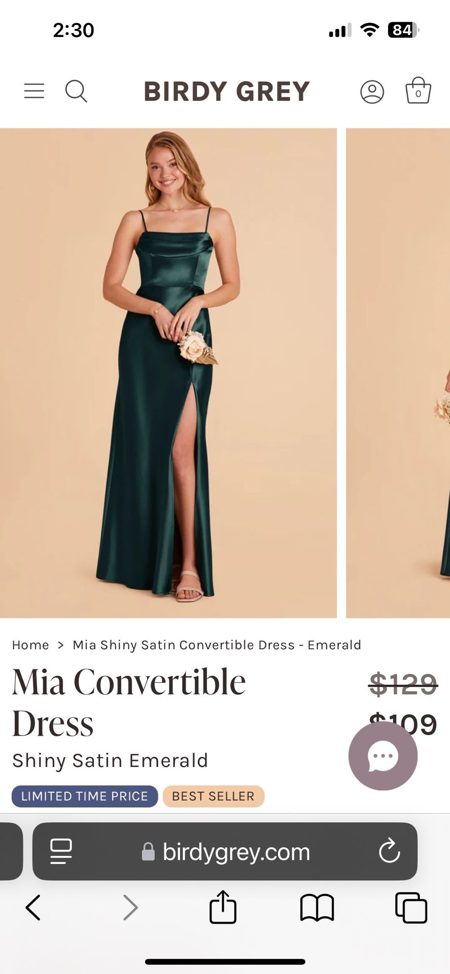 Convertible Bridesmaid Dress (Green/Emerald)