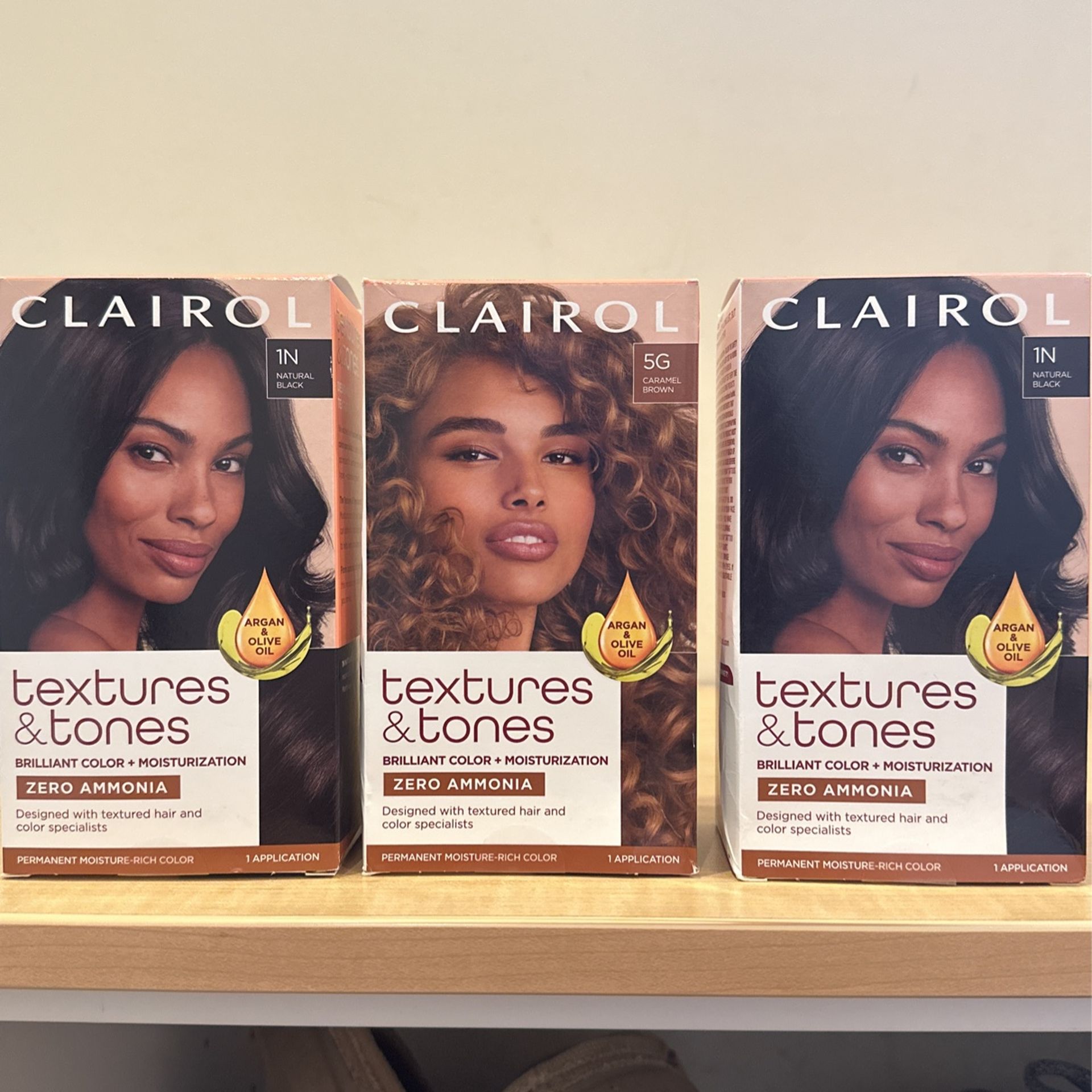Clairol Textures & Tones hair color: $1 each