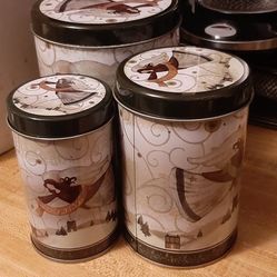 Set Of 3 Canisters