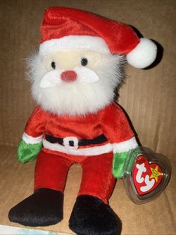 Ty Beanie Baby Santa 1998 Plush Toy