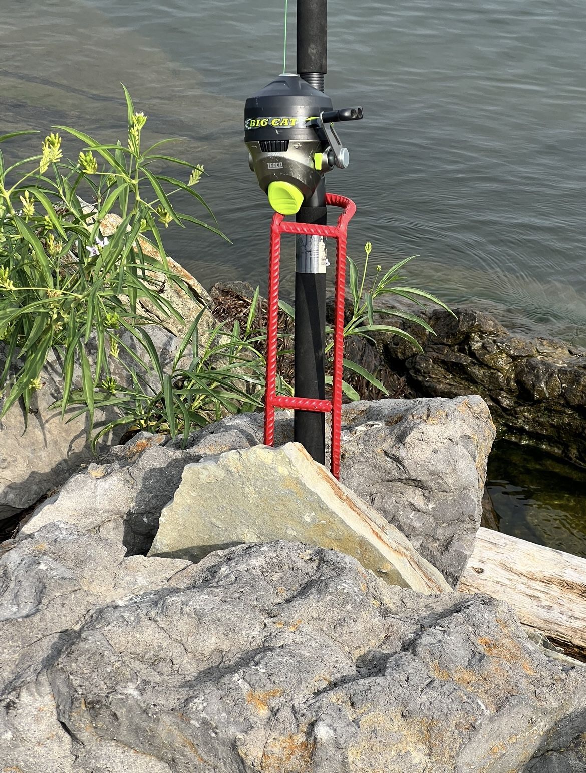 Fishing Rod Holders 3/8 Inch. River, Bank. Heavy Duty Available In Yellow Orange Red Green 16 Inch