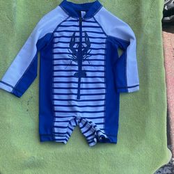 12 Months. Swimming Suit For Baby.