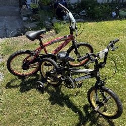 2 Kids Bikes, Mongoose & Firestorm