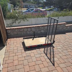 Hitch mount wheelchair or scooter carrier