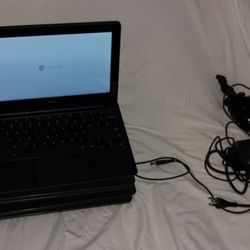 Dell Chromebook Laptop ChromeOs With Charger  Lot