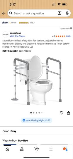 Toilet Safety  Rails For Seniors 