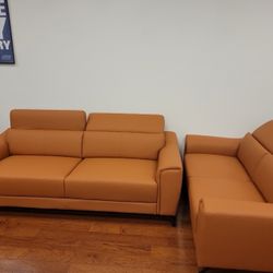 GORGEOUS SARDINIA ORANGE SOFA AND LOVESEAT!$799!*SAME DAY DELIVERY*NO CREDIT NEEDED*EASY FINANCING*HUGE SALE*