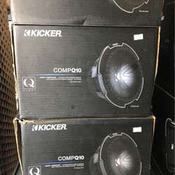 KICKER COMPQ10 Speakers 🔊 For Sale