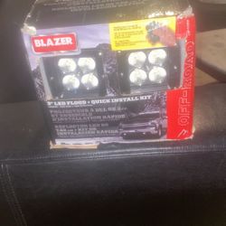 3” Led Flood + Quick Installation Kit 