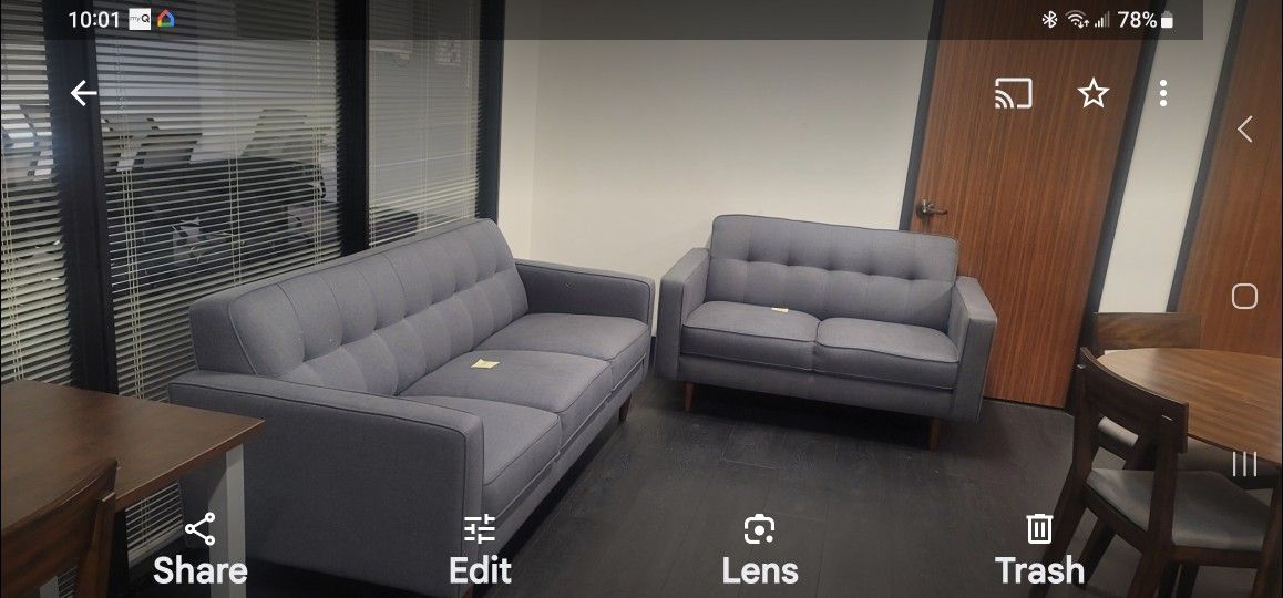 Sofa and Loveseat From Living Space