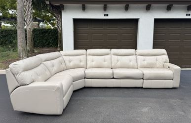 Sofa/Couch Sectional - Bed - Light Beige - Recliners - Delivery Available 🚛