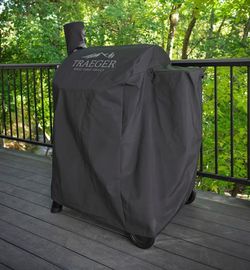 (NEW) Traeger Grills BAC503 Full-Length Grill Cover Grill Accessory - Pro 575/ Pro 22, Black