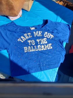 Victorias Secret limited Edition bedazzled Dodger crop tops