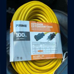 12 Gauge 100ft Extension Cord 