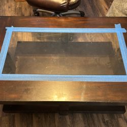 Coffee Table With Side Stand