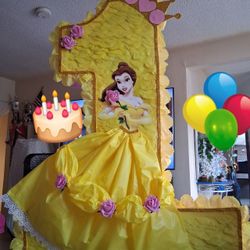 Princess Belle Pinata/made Custom 