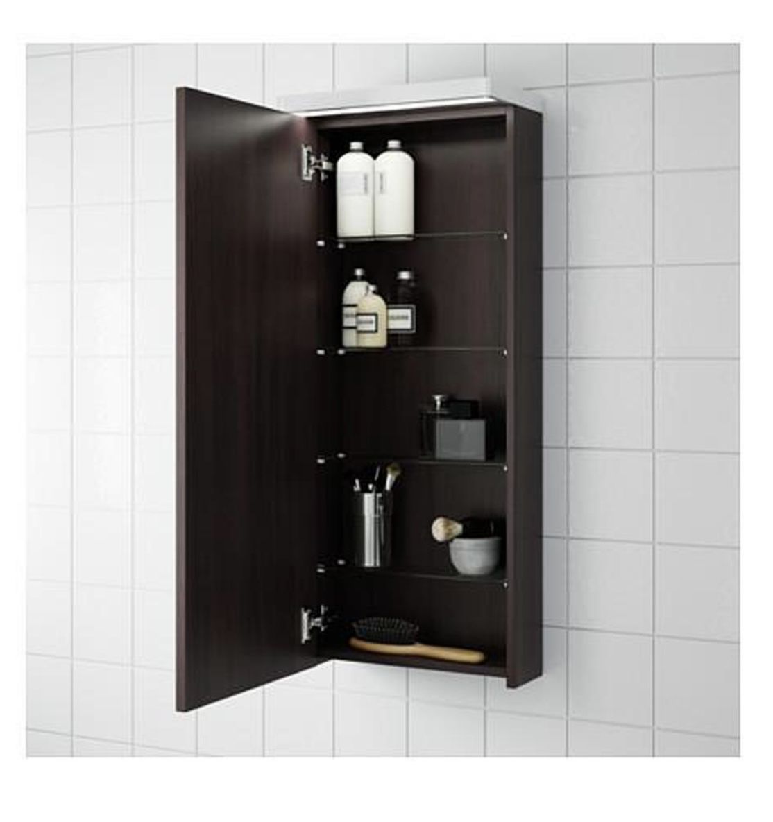 Bathroom Wall Cabinet (ikea GODMORGAN Black Brown)