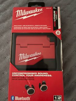 Milwaukee usb Bluetooth jobsite ear buds