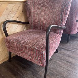 Pair of 1930s-Inspired Art Deco Armchairs