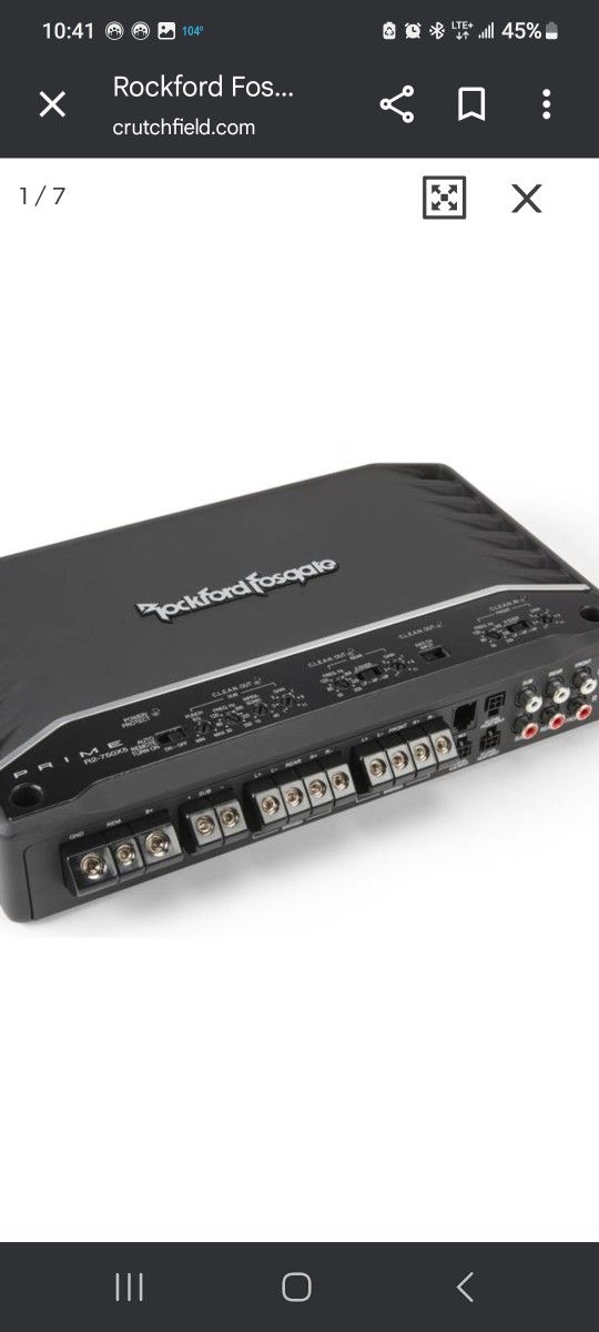 Rockford Fosgate 5ch 750.5
