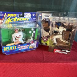 Alex Rodriguez And Mark McGwire Pro-Action Figures
