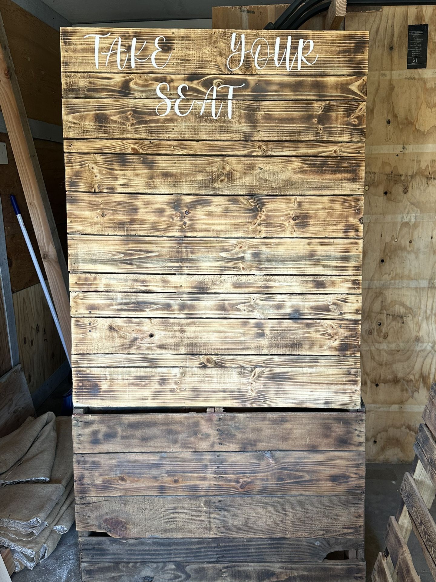 Rustic Wooden Pallet Boards For Wedding/Events 