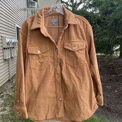 MENS Berkley Jensen Burnt Orange Shacket