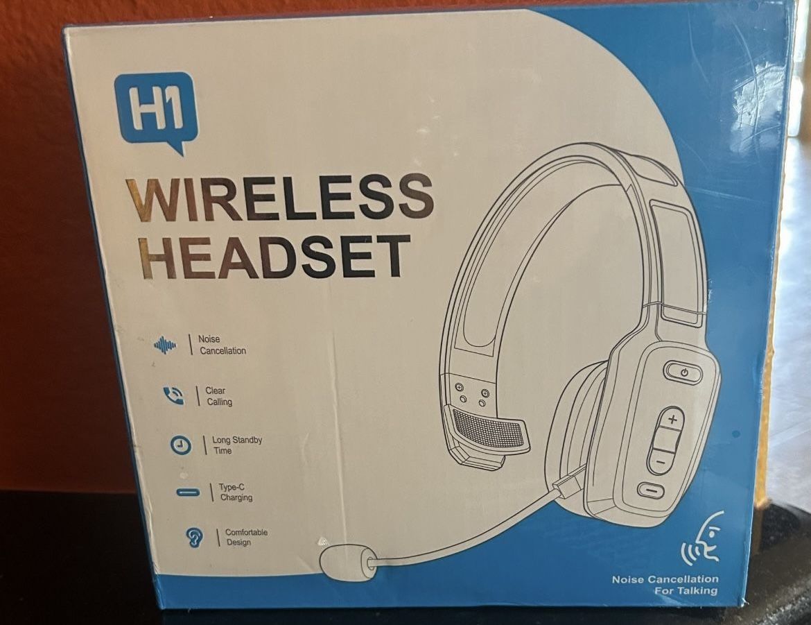 New Noise Cancellation Headset. Bluetooth