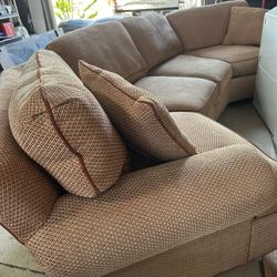 2 Piece Sectional + Armless Side Chair