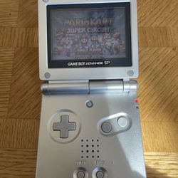 Silver Gameboy Advance SP 