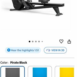 Hydrow rowing machine/personal trainer