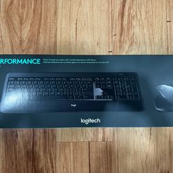 NEW Logitech MX900 Wireless Keyboard + Mouse (Open Box)