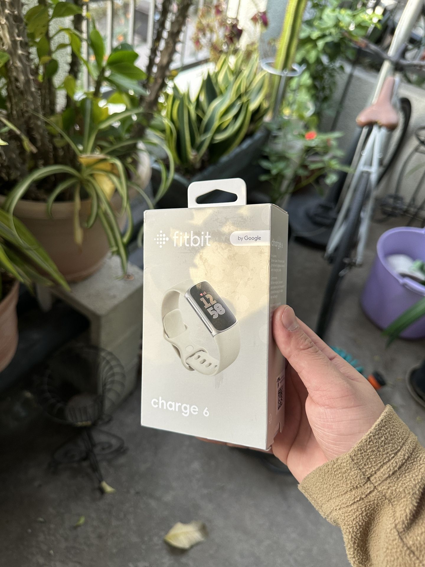Fitbit Charge 6 Porcelain/Silver 