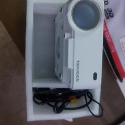 Topvision LED Projector With 120" Screen