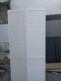 (EightDoors) Bifold Doors Flat Louver panel