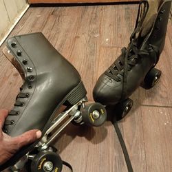 Brandnew Black On Black Pro Roller Skates Size 10