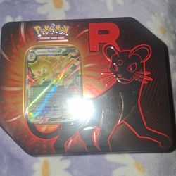 Team Rockets Persian Fall "Destined Rivals Tin pokemon trading cards Game